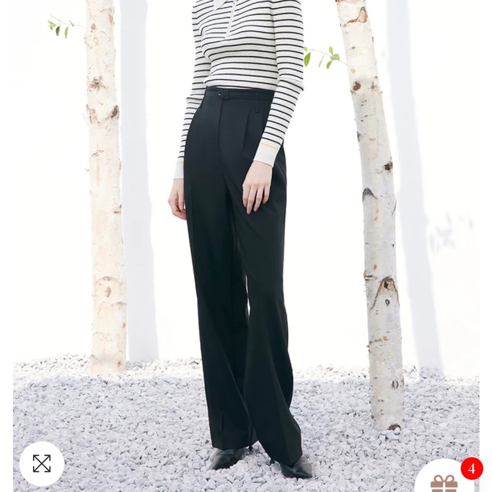 Goella full length black pant